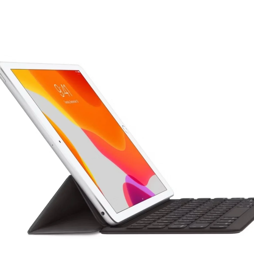 Apple Tablet with Black Keyboard